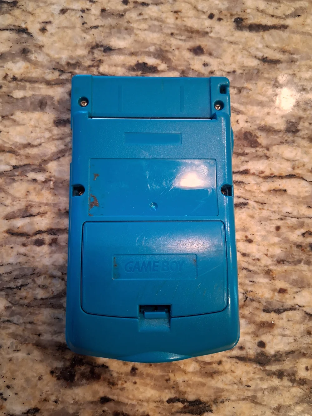 Nintendo Game Boy Color Handheld Console  Teal Blue- Not Working